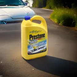Click here to see Prestone AF2100 Prestone All Vehicles Antifreeze/Coolant, Cor-Guard, Ready-To-Use, 1 Gallon, Yellow - AF2100 