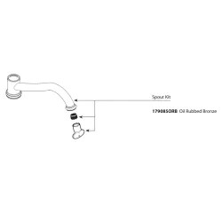 Click here to see Moen 179085ORB MOEN 179085ORB SPOUT KIT OIL RUBBED BRONZE