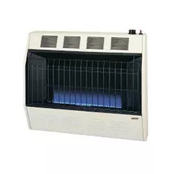 Click here to see Cozy BFT302 Cozy BFT302 30,000 BTU Propane Gas Blue Flame Heater, Neutral Bone*