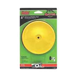 Click here to see Gator 3050 Gator 3050 Stick-On Universal Backing Pad, 5 in Dia, 3000 rpm, 1/4 in Arbor