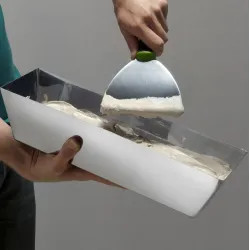 Click here to see Vulcan 15003 Vulcan Drywall Mud Pan, 150 cu-in Capacity, Galvanized Steel, Zinc - 15003