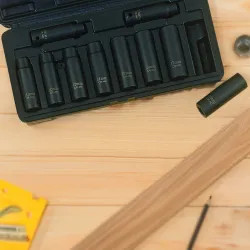 Click here to see Vulcan MTI10-M Vulcan 10-Piece 6-Point Deep Impact Socket Set with 1/2