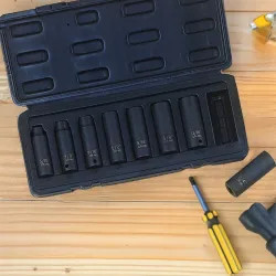 Click here to see Vulcan MTI8-S Vulcan 8-Piece 6-Point Deep Impact Socket Set with 3/8