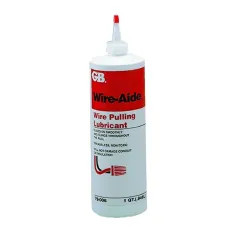 Click here to see Gardner Bender 79-006N Wire-Aide 79-006N Non-Toxic Wire Pulling Lubricant, 1 qt, Squeeze Bottle, Yellow, Viscous Gel