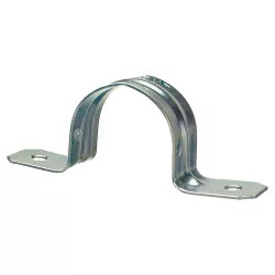 Click here to see Halex 26163 Halex 26163 2-Hole Snap-On Conduit Strap, 1 in, Steel