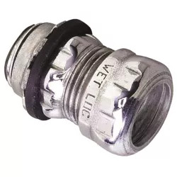 Click here to see Halex 26250 Halex 26250 Concrete Tight Rain Tight Compression Connector, 1/2 in EMT, Steel