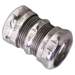 Click here to see Halex 26261 Halex 26261 Concrete Tight Rain Tight Compression Connector, 1/2 in EMT, Steel