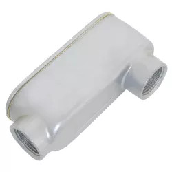 Click here to see Halex 58607 Halex 58607 Rigid Threaded Conduit Body with Cover and Gasket, 3/4 in, LB, Aluminum