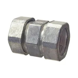 Click here to see Halex 90221 Halex 90221 Concrete Tight Compression Coupling, 1/2 in EMT, Die Cast Zinc