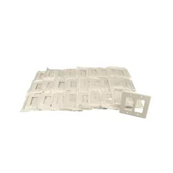 Click here to see Leviton 002-80609-00W Leviton 002-80609-00W 2-Decora/GFCI Midway Size Wall Plate, 2 Gang, 4.88 in L X 4.94 in W 0.255 in T, White, Smooth