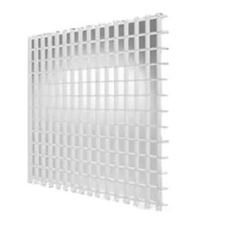Click here to see Plaskolite 1199233A Plaskolite 1199233A Lighting Panel, 23-3/4 in W x 47-3/4 in L, Egg Crate White, Polystyrene