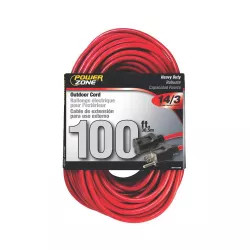 Click here to see Power Zone OR514735/506735 Powerzone ORK506735 SJTW Heavy Duty Extension Cord, 14/3, 100 ft, Double
