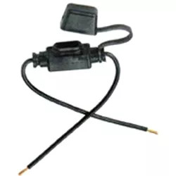 Click here to see Bussman BP/HHM-RP Bussmann Mini Automotive Fuse Holder, 32 VDC, 24 A, 1 Pole, 1/4 in Dia x 4 in L Fuse, Rubber, Red