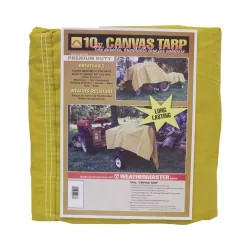 Click here to see Weather Master CA1012D Weather Master CA1012D Tarpaulin, 10 ft W x 12 ft L, Canvas