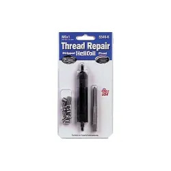 Click here to see Helicoil 5546-6 HeliCoil 5546-6 Metric Thread Repair Kit, M6 X 1 X 9 mm