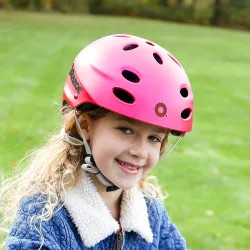 Click here to see Kent 97783 Kent Razor Satin Pink Youth Multi-Sport Helmet with Adjustable Straps and Removable Inner Foam Padding , 22