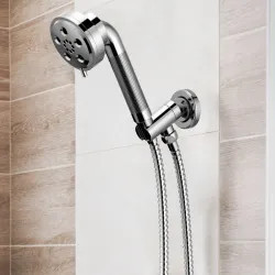 Click here to see Brizo 88835-PC Brizo Litze Wall-Mount Hand Shower with Three Functions, H2OKinetic, 1.75 GPM, Polished Chrome - 88835-PC