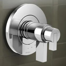 Click here to see Brizo T60035-PCLHP Brizo Litze TempAssure Thermostatic Two-Handle Valve Trim, Less Handles, Polished Chrome - T60035-PCLHP