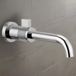 Click here to see Brizo T65735LF-PC Brizo Litze Single-Handle Wall-Mount Bathroom Faucet, Less Drain, 1.5 GPM, Polished Chrome - T65735LF-PC