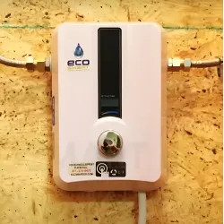 Click here to see Ecosmart ECO 8 EcoSmart Point-Of-Use Electric Tankless Water Heater, Self-Modulating, 2.0 GPM, 240v, 33A - ECO 8 