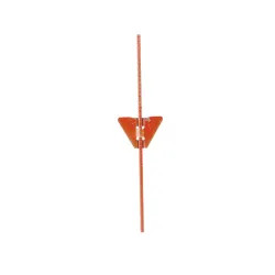 Click here to see CMC EP030POR040 CMC EP030POR040 Rebar Electric Fence Post, 4 ft H, Steel, Orange