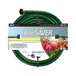 Click here to see Colorite SNFA12050 Swan Fairlawn Water Saver Light Duty Garden Hose, 1/2 in ID 50 ft L, Plastic, Green