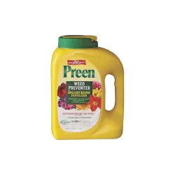 Click here to see Lebanon 21-63902 Preen 21-63902 Weed Killer, 5.625 lb, Bottle, 900 sq-ft, Yellow, Granular