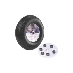 Click here to see Martin Wheel 406RBPU32 Martin Wheel 406RBPU32 Flat Free General Purpose Wheelbarrow Wheel With Universal Hub, White Rim