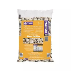 Click here to see Pavestone 54250 Pavestone 54250 Decorative River Pebbles, 0.5 cu-ft
