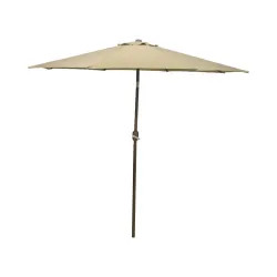Click here to see Seasonal Trends 63865 SEASONAL TRENDS 63865 Essential Crank Umbrella, 54.72 in L x 5.7 in W x 5.7 in H, Polyester, Taupe