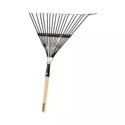 Click here to see Toolbasix 33662 ToolBasix 33662 Lawn/Leaf Rake, 18 Tine, 48 in Handle