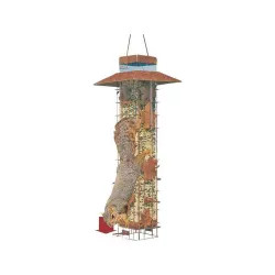 Click here to see Woodstream 336 Perky Pet Squirrel-Be-Gone II Squirrel Resistant Bird Feeder, 2 lb Capacity 6 in W x 6 in L