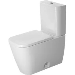 Click here to see Duravit 2174010000 Duravit 2174010000 Happy D.2 Dual Flush Floor Mounted Rimless Elongated Toilet Bowl- White