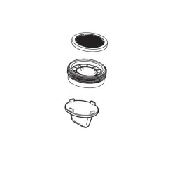 Click here to see Brizo RP82534 Brizo RP82534 Tub Spout Stream Straightener with a Screened Washer