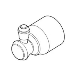 Click here to see Delta RP84931 Delta RP84931 Chrome Diverter Handle, Set Screw, and Button