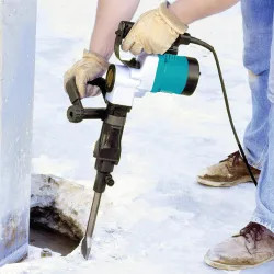 Click here to see Makita HM1211B Makita 20 lb. D-Shaped Grip Demolition Hammer with Rugged Metal Gear Housing, Accepts 3/4