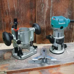 Click here to see Makita RT0701CX7 Makita 1-1/4 HP Corded Compact Router Kit with Variable Speed Dial, 6.5 AMP Motor, 10000-30000 RPM - RT0701CX7