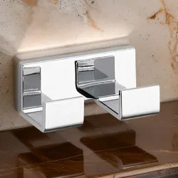 Click here to see Delta 77736 Delta Vero Double Robe Hook, Chrome - 77736