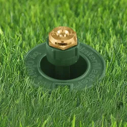 Click here to see Orbit 54029 Orbit WaterMaster Quarter Circle Pop Up Sprinkler with Brass Nozzle, 1/2