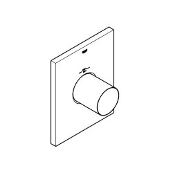 Click here to see Grohe 47903000 Grohe 47903000 Universal Escutcheon - StarLight Chrome