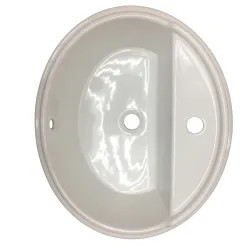 Click here to see Kohler 2991-1-0 KOHLER Tresham Drop-In Bathroom Sink, Rectangular, Raised Rim, Single Hole, White - K-2991-1-0