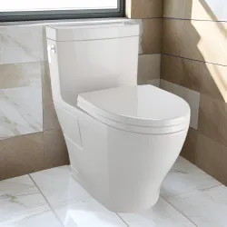 Click here to see Toto MS626124CEFG#12 Toto MS626124CEFG#12 Sedona Beige Aimes Elongated One-Piece Toilet