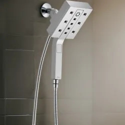 Click here to see Brizo 86280-PC-2.5 Brizo Essential Hydrati 2-in-1 Multi-Function Shower, MagneDock, H2Okinetic, 2.5 GPM, Polished Chrome - 86280-PC-2.5