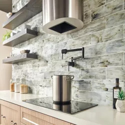 Click here to see Delta 1165LF-BL Delta Contemporary Wall-Mount Pot Filler Faucet In Matte Black - 1165LF-BL