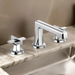 Click here to see Brizo 65397LF-PCLHP-ECO Brizo Levoir Two-Handle Widespread Lavatory Faucet, Less Handles, 1.2 GPM, Polished Chrome - 65397LF-PCLHP-ECO