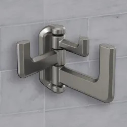 Click here to see Brizo 693597-SL Brizo Levoir Triple-Hinged Robe Hook, Brilliance Luxe Steel - 693597-SL