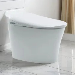 Click here to see Trone Plumbing AETBCERN-12.WH Trone Aquatina Smart White Bidet Toilet Combo with Heated Seat, Night Light, Auto-Flush, 1.28 GPF - AETBCERN-12.WH