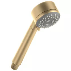 Click here to see Brizo RP61593GL Brizo Quiessence 3in Three-Function Wand for 85521 Slide Bar Hand Shower and 67214 Roman Tub Faucet, 1.75 GPM, Brilliance Luxe Gold - RP61593GL