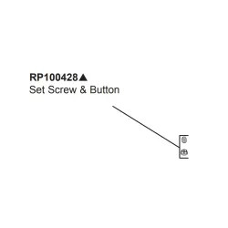 Click here to see Brizo RP100428PC Brizo Levoir Set Screw and Cover For Thermostatic Valve Trim, Polished Chrome - RP100428PC 