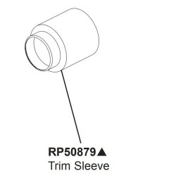 Click here to see Brizo RP50879SL Brizo RP50879SL Trim Sleeve - Tub and Shower - Luxe Steel